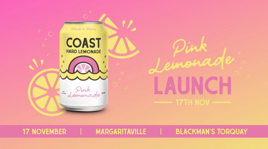 COAST Unveils a Zesty Twist with Pink Lemonade: Your Go-To for Crafted Seltzers and Hard Lemonades