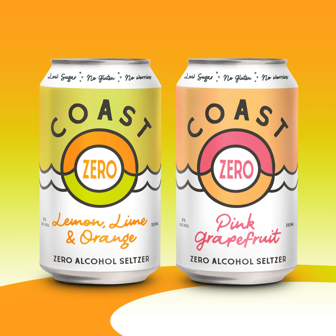 INTRODUCING OUR FIRST ZERO ALCOHOL COAST SELTZER!