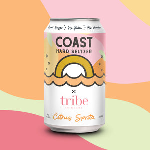 Coast x Tribe Skincare NEW Collaboration Seltzer Flavour is Here!
