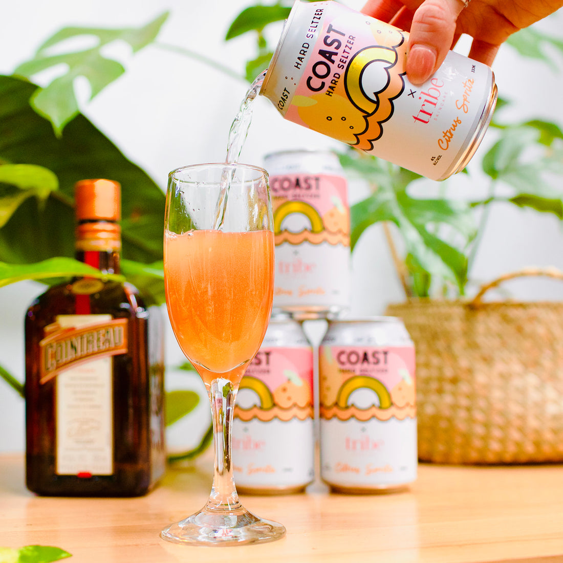 Coast Seltzer Citrus & Cranberry Mimosa Recipe