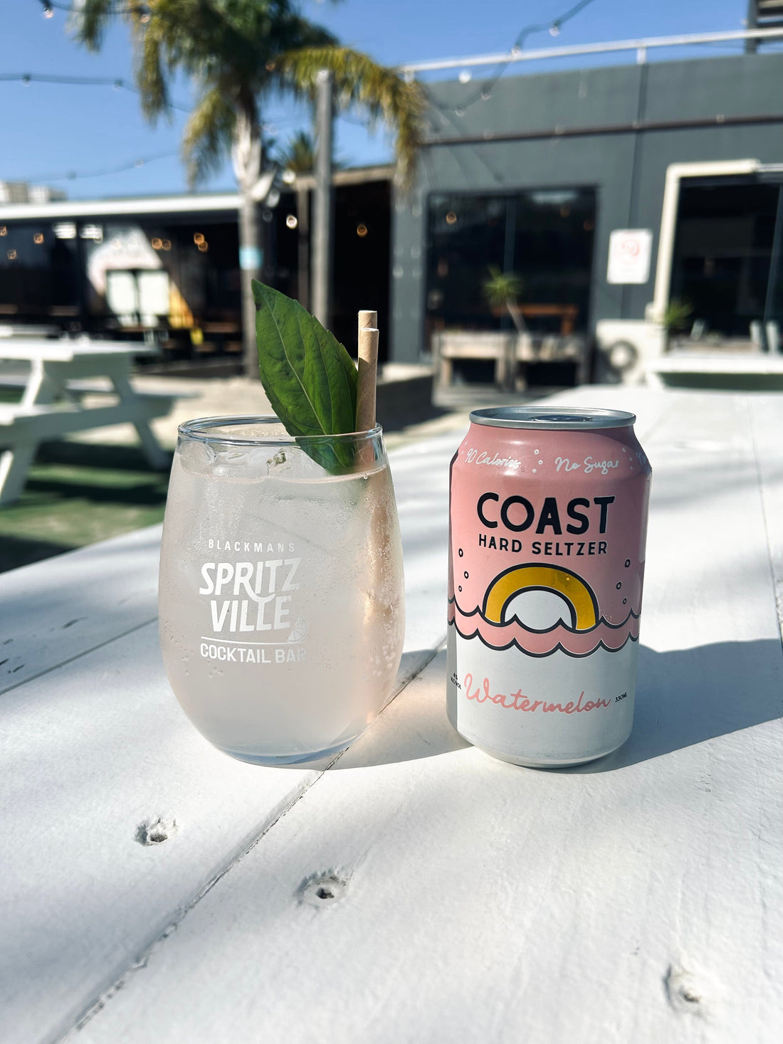 Spring Watermelon Seltzer Cocktail