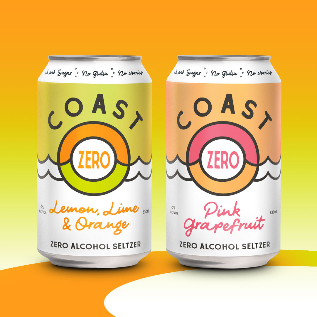 COAST ZERO - NON-ALCOHOLIC SELTZER