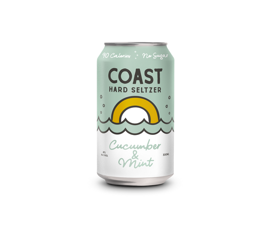 CUCUMBER & MINT COAST HARD SELTZER