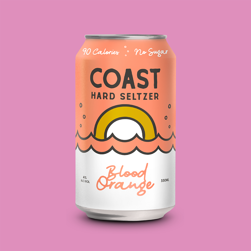 BLOOD ORANGE COAST HARD SELTZER