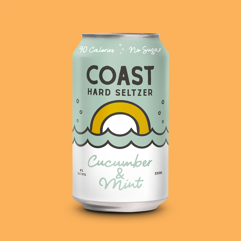 CUCUMBER & MINT COAST HARD SELTZER