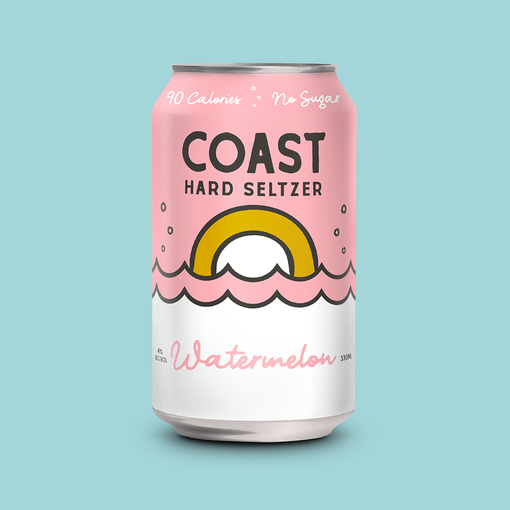 Watermelon Coast Hard Seltzer